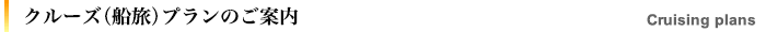 カワトクトラベル　クルーズプランのご案内