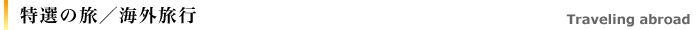 特選の旅/海外旅行